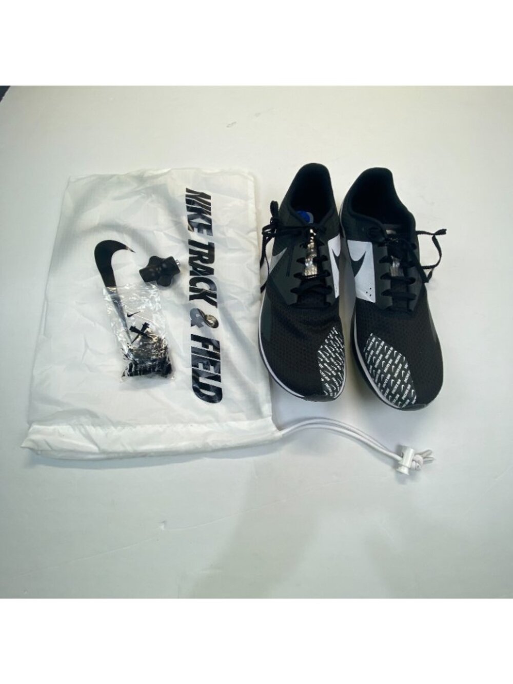 Nike Zoom Rival XC6 Black Metallic Silver  Cross-Country Spike Track Shoes 11.5